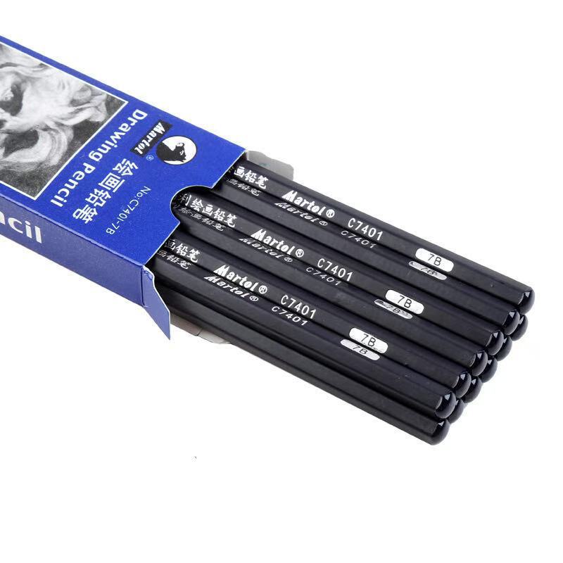 马利c7401美术绘画7b铅笔12支盒装