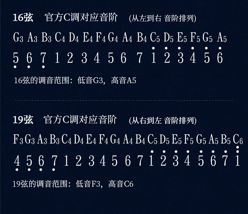 zani莱雅琴19音小竖琴迷你箜篌16音lyre初学10音里拉琴乐器跨境