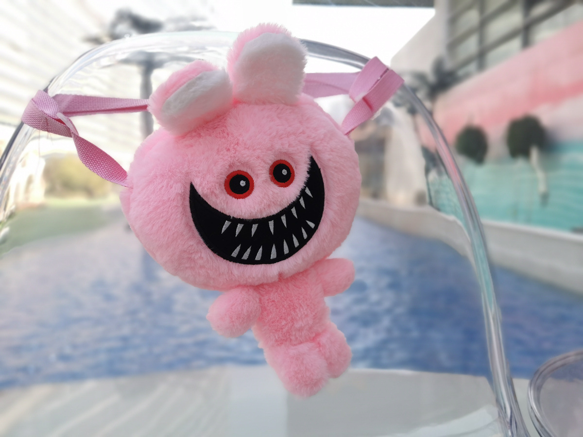 卡通可爱波比兔娃娃毛绒玩偶玩具单肩斜挎毛护国主老虎鞋香薰品牌