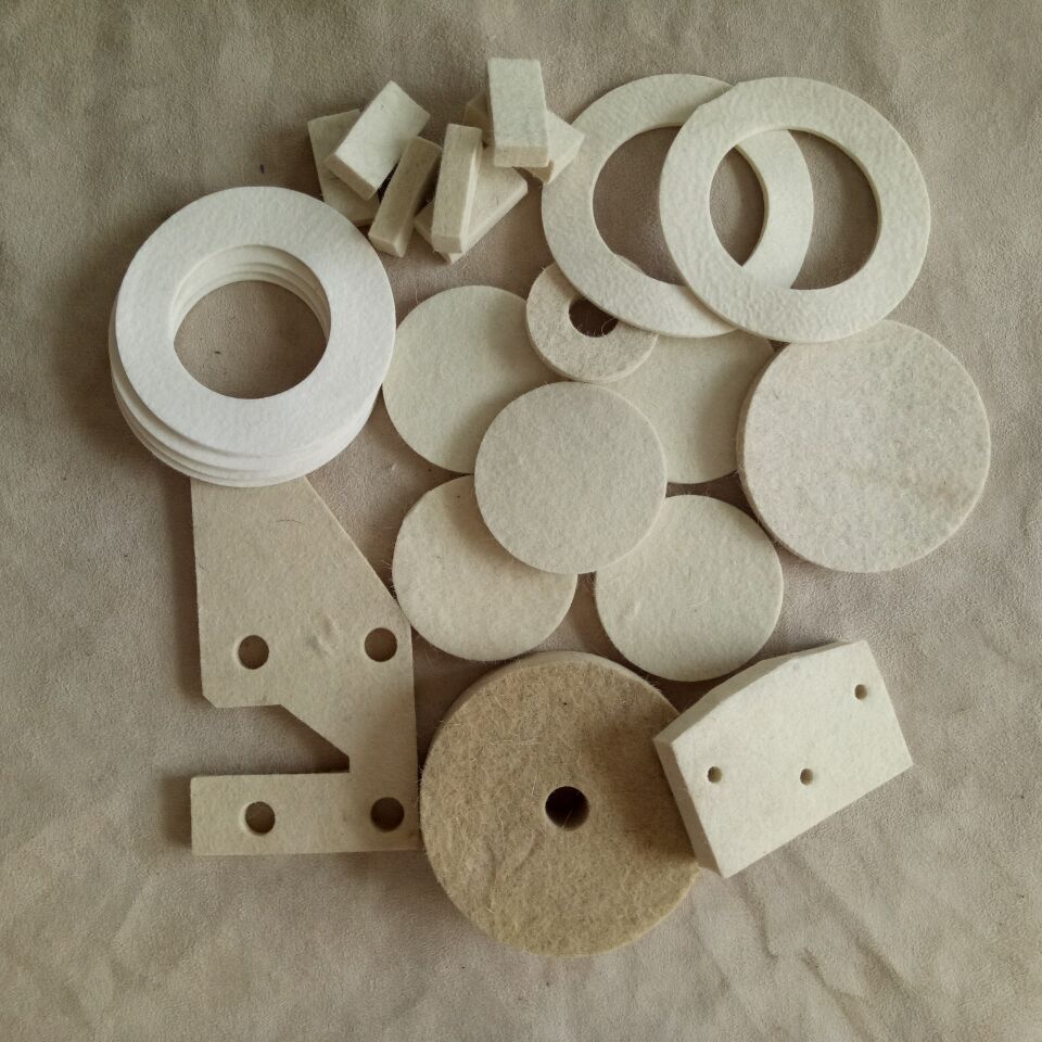 定制羊毛毡垫圈圆形异形吸油羊毛垫片机械电机密封防尘过滤毛毡垫