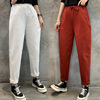 2022 Autumn and winter new pattern Paige Show thin leisure time Diddy Haren pants Versatile Elastic waist Straight Feet Ninth pants 2022 Autumn and winter new pattern Paige Show thin leisure time Diddy Haren pants Versatile Elastic waist Straight Feet Ninth pants