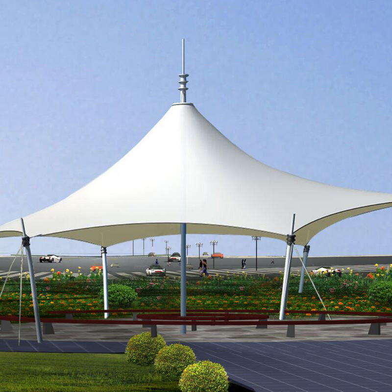 【景观棚】户外膜结构景观棚全国安装 景区张拉膜结构遮阳景观棚-报价