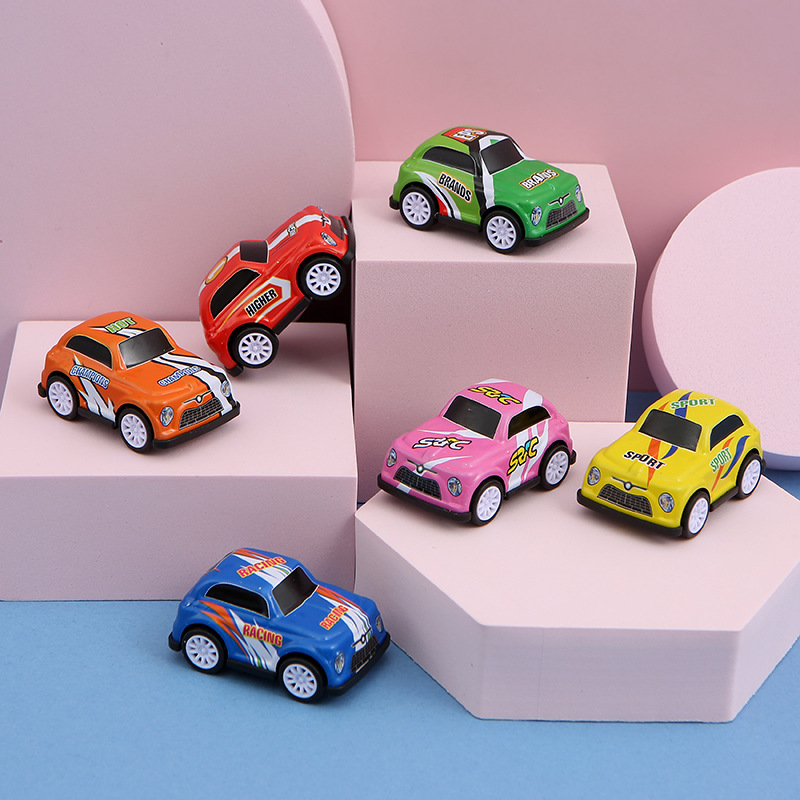 Mini Alloy Warrior Car Toy Children Boys and Girls Drop-Resistant Inertial Vehicle 2-6 Years Old Baby Creative Personality