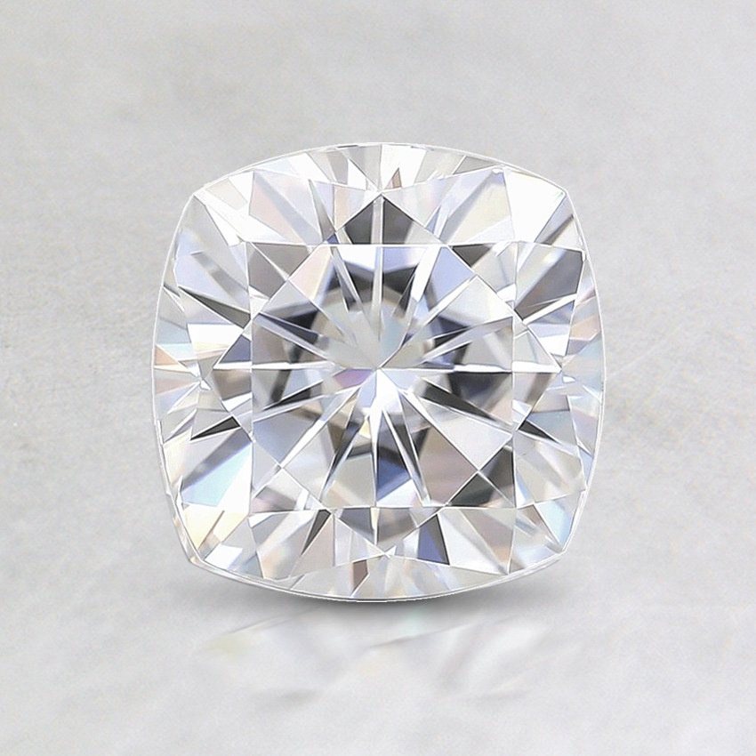 0 2.5mmd色超白异形莫桑钻裸石 肥方枕形莫桑钻