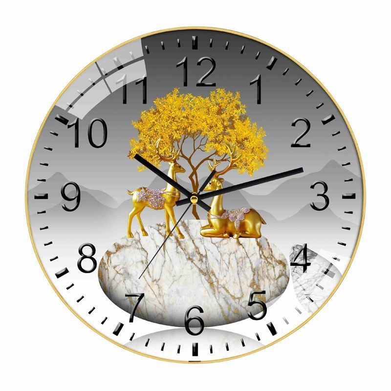 Clock Hanging Living Room Home Wall Clock Internet Hot New Pocket Watch Wangzhai Ornament Decoration Clock