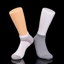 脚模模型袜道具袜子展示陈列假加厚无缝磁铁模型塑料袜男脚肤色女