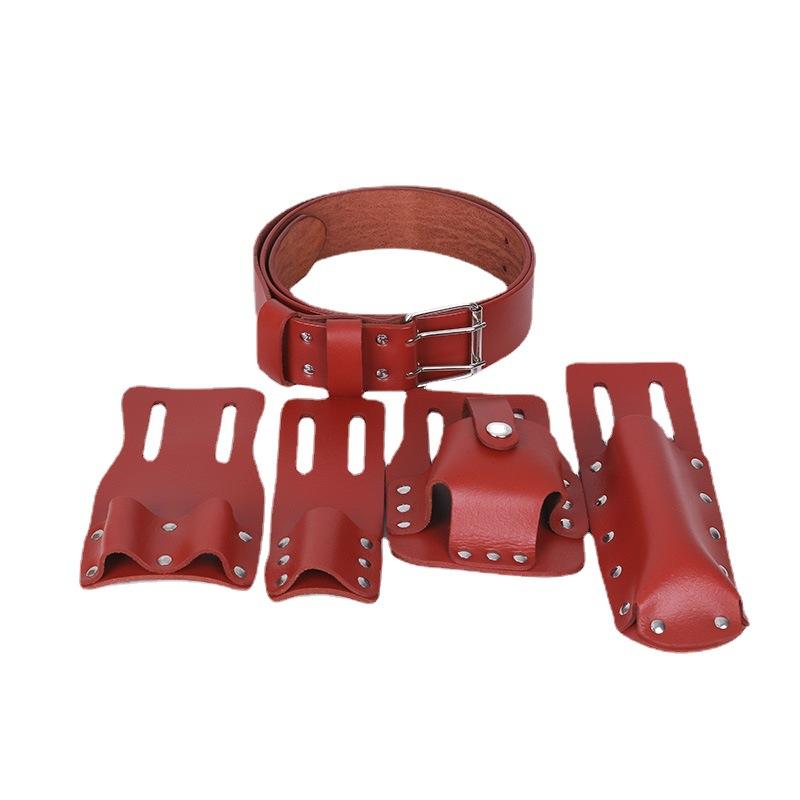 厂家供应五件钳套套装电工钳套五件套脚手架工具包腰带牛皮钳套