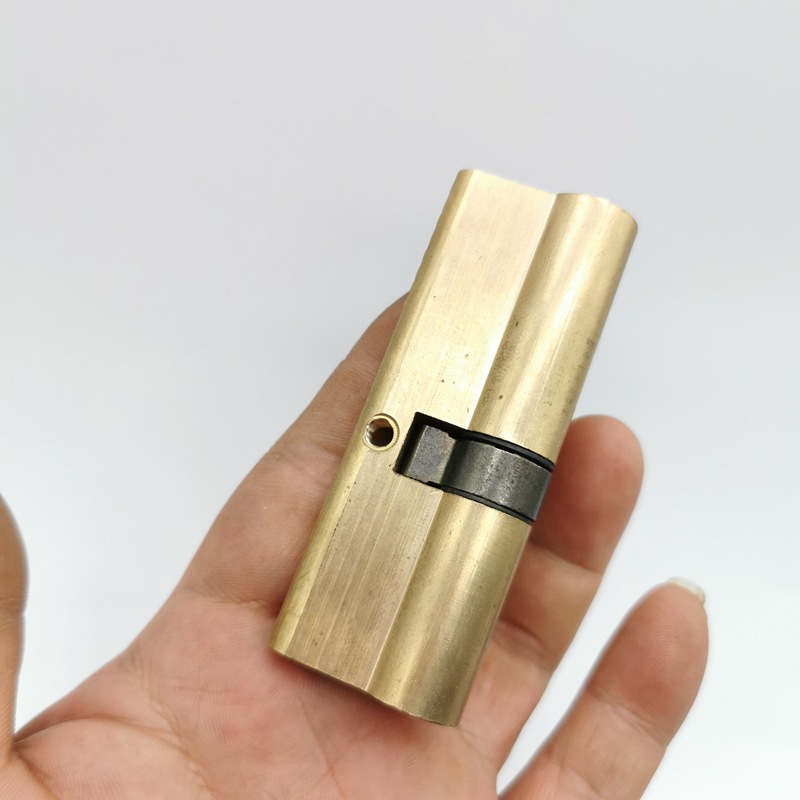 防盗门全铜锁芯纯铜大门入户门通用型老式双面防撬家用弹子ab锁心