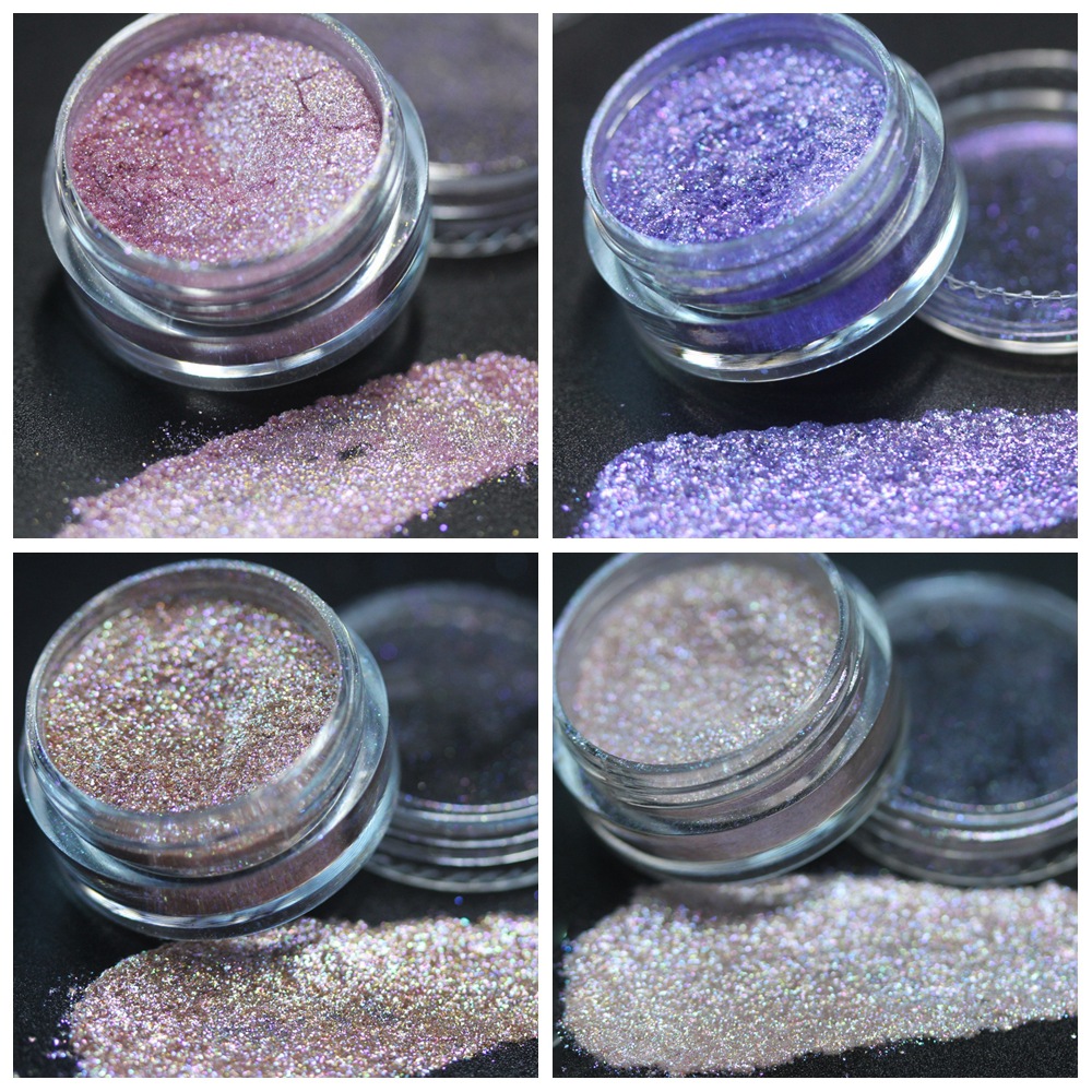 跨境批发变色龙颜料diy汽车喷漆角度变色珠光粉史莱姆滴胶偏光粉