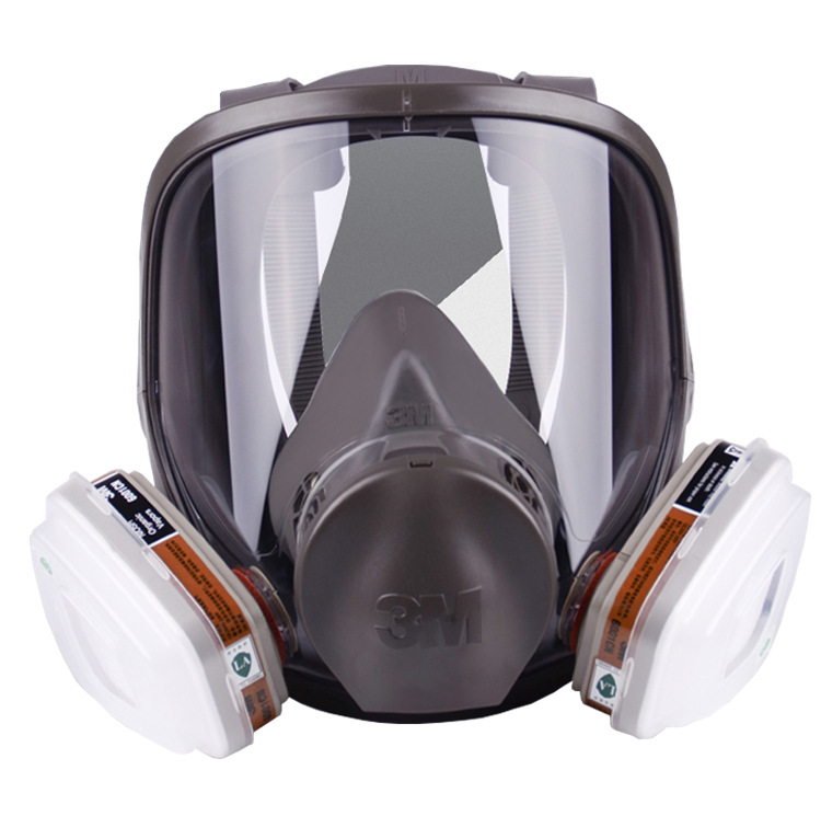 3m6800防毒面具防甲醛喷漆苯有机气体酸气粉尘氨气全面罩防毒面具