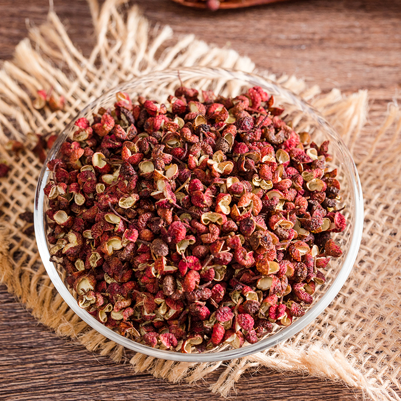 红花椒新货四川汉源大红袍花椒粒500g食用麻香料麻椒特干货藤椒粉