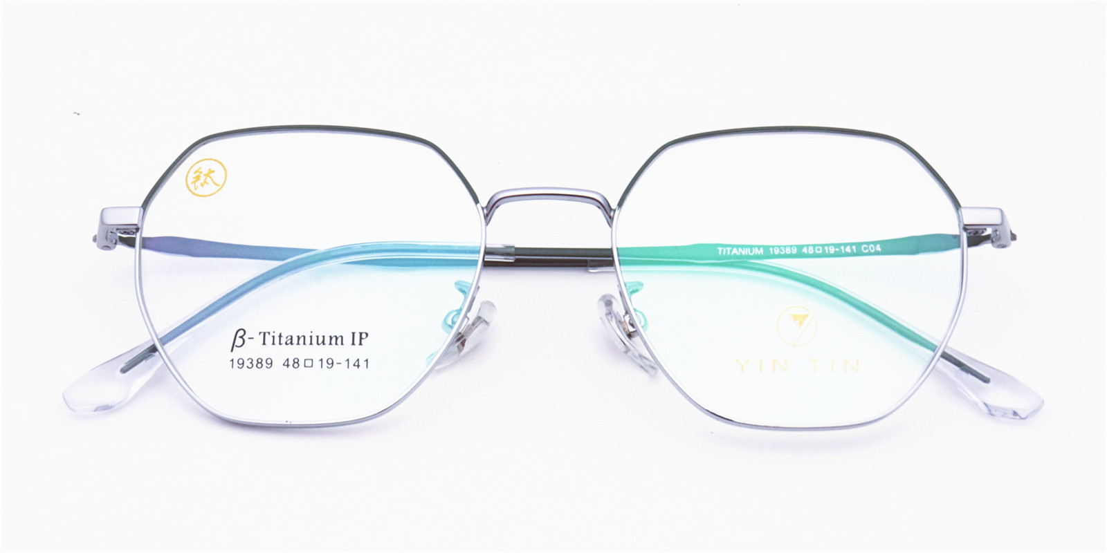 新款β钛配镜多边形平光镜男女小号宽边眼镜框b钛光学眼镜架