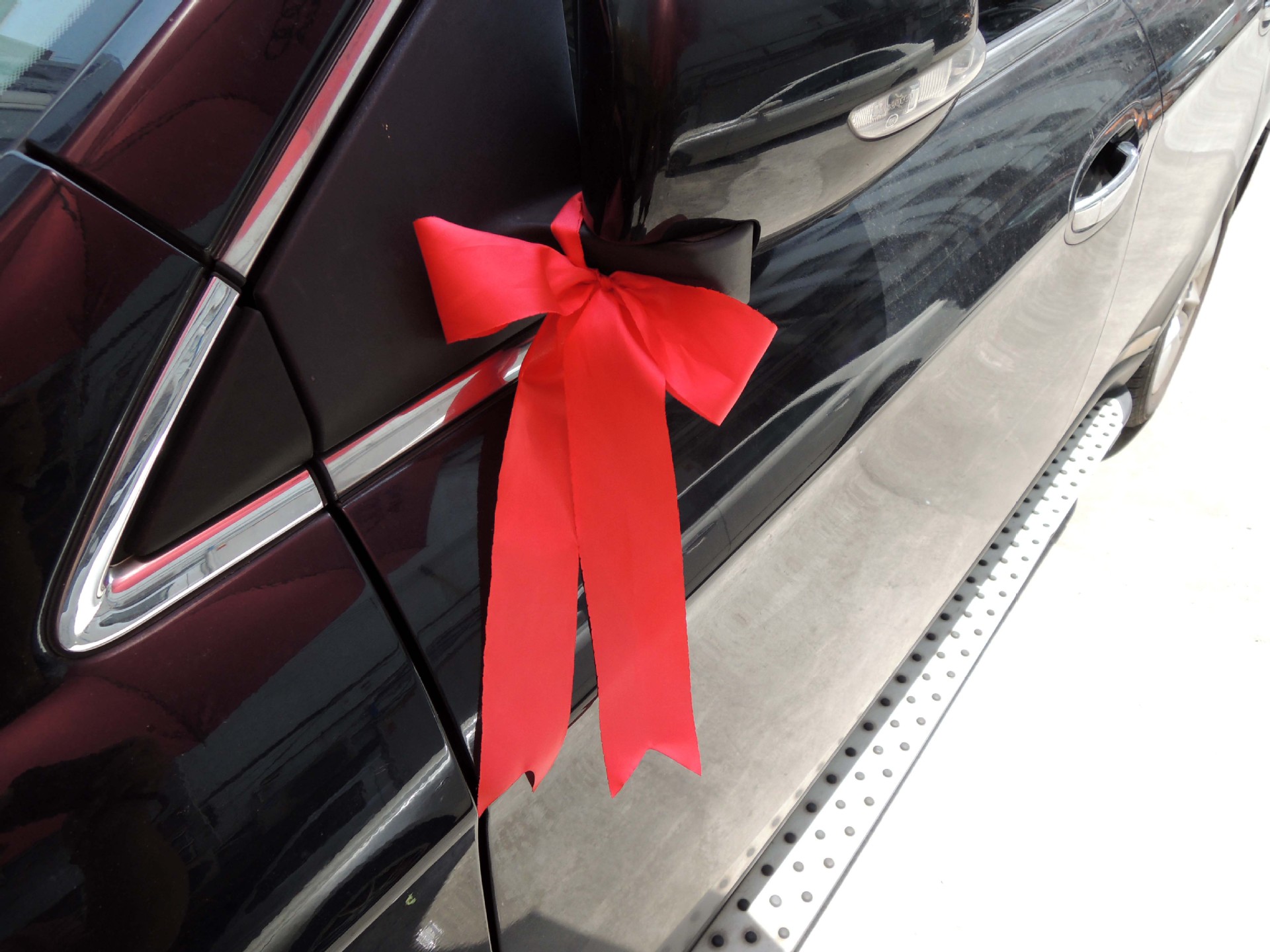 新车红飘带汽车专卖店红布条绑带新店开业大红绸带摩托车红布带