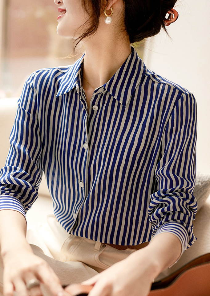 细条纹女式衬衫图片-海量高清细条纹女式衬衫图片大全 - 阿里巴巴