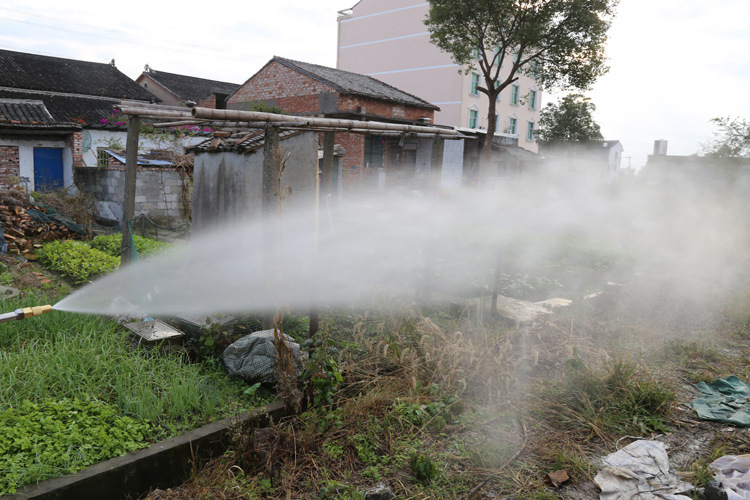 高压喷头雾化可调陶瓷喷嘴除尘工地降尘细雾农用喷雾器直喷喷头铜
