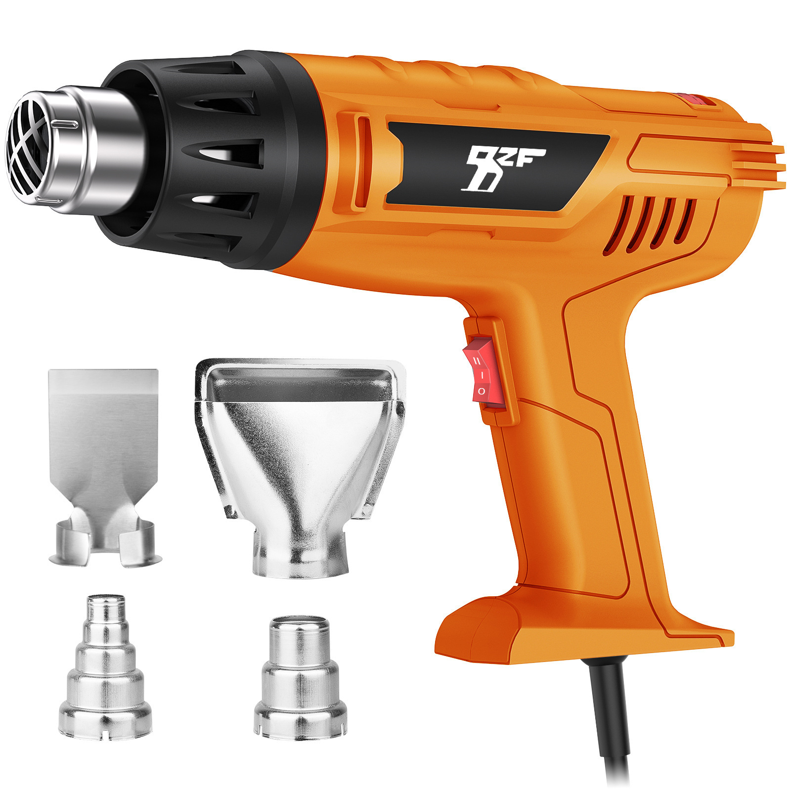 热至风直销大功率高温数显调温热缩管汽车贴膜美缝焊塑烘烤热风枪