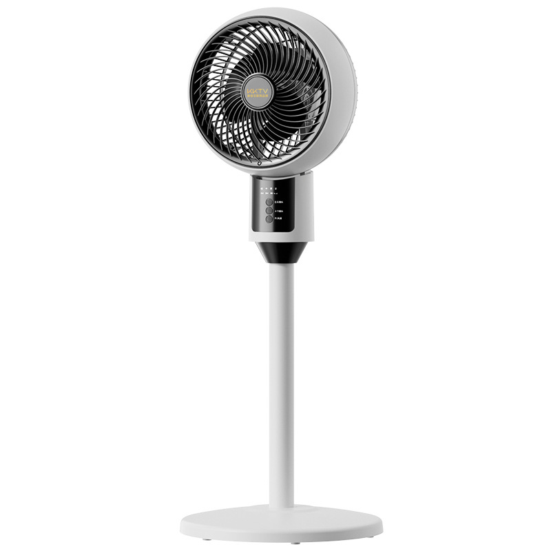 KKTV Air Circulator Floor Fan Household Energy-Saving Shaking Fan Office Light Sound Desk Fan Large Wind Fan