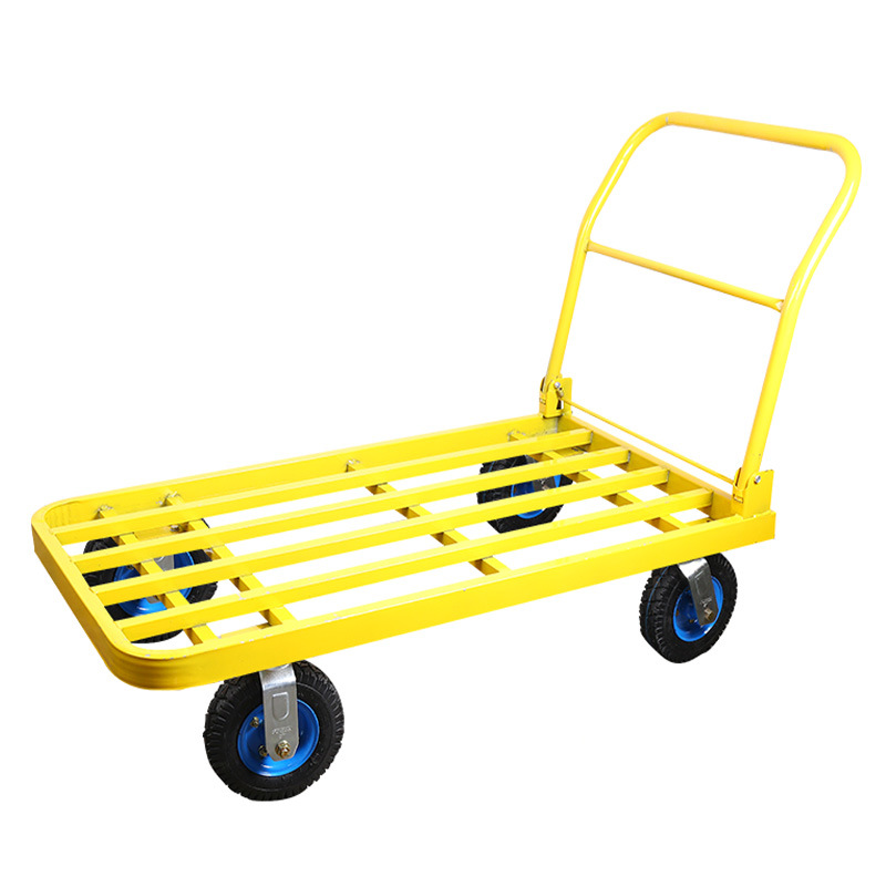 定制静音折叠平板车推货车小拉货手推车拖车四轮搬运载重￥453.