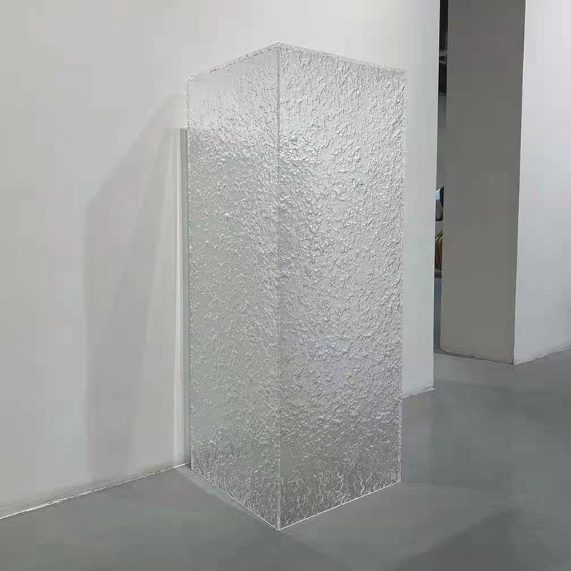 凯优水波纹亚克力板透明有机玻璃pmma条纹碎冰花贝壳彩色亚克力板