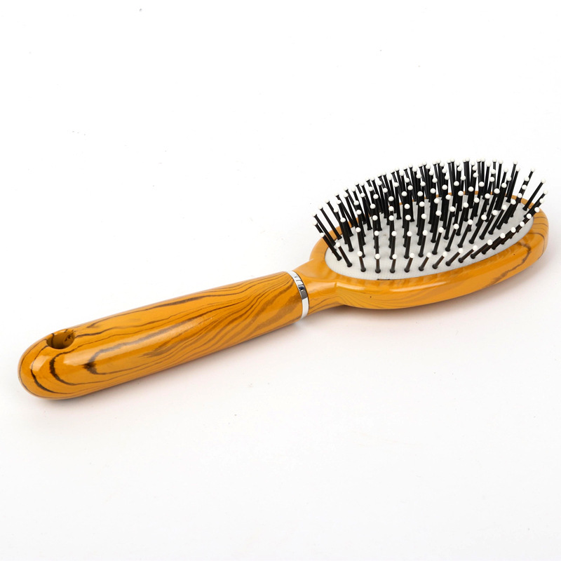 Cross-Border Comb Manufacturers Supply Wooden Grain Airbag Massage Comb Straight Hair Airbag Massage Comb Multi-Functional Tangle Teezer