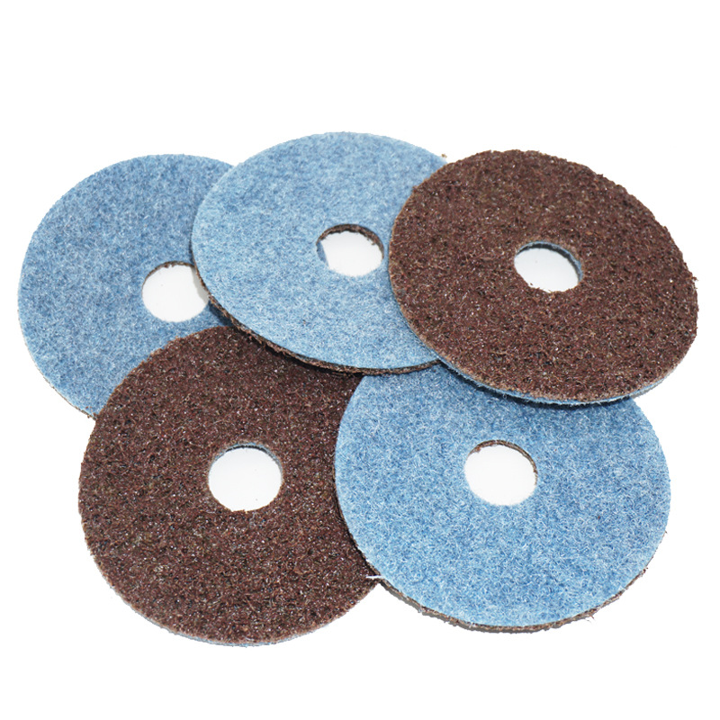 4寸100mm亚麻尼龙打磨片转矩砂碟工业研磨抛光尼龙圆片 尼龙片