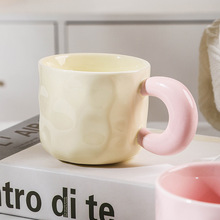 高颜值马克杯家用女陶瓷情侣喝水杯子办公室2023新款早餐咖啡茶杯