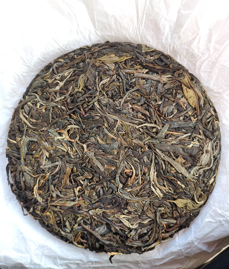 【邦东古树茶饼 357克】2018普洱茶云南临沧生普散茶生茶茶叶批发