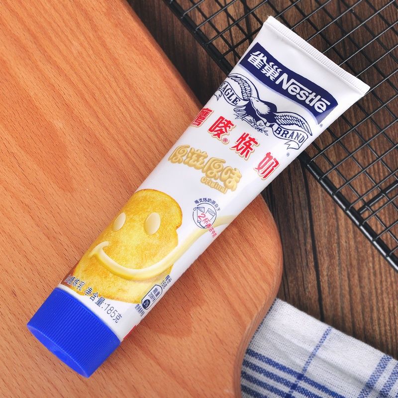 鹰唛炼奶185g做早餐吐司面包饼干蛋挞液用炼乳家用烘焙原批发