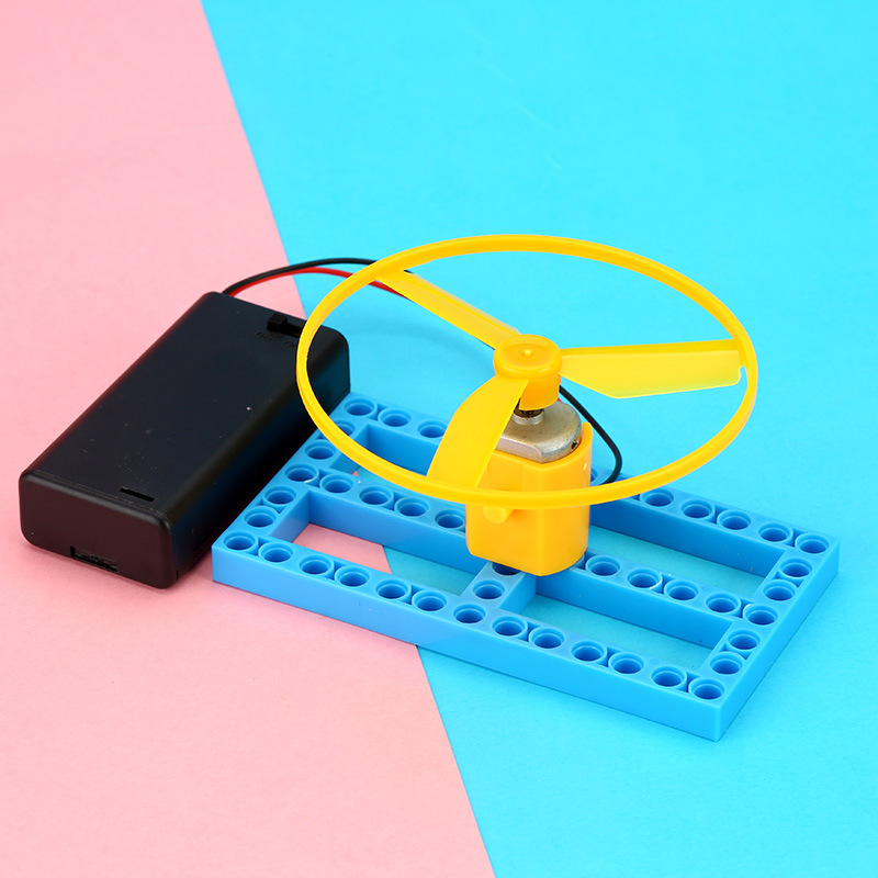 儿童科学实验教具 手工制作材料diy学生小制作小礼物发明电动飞碟