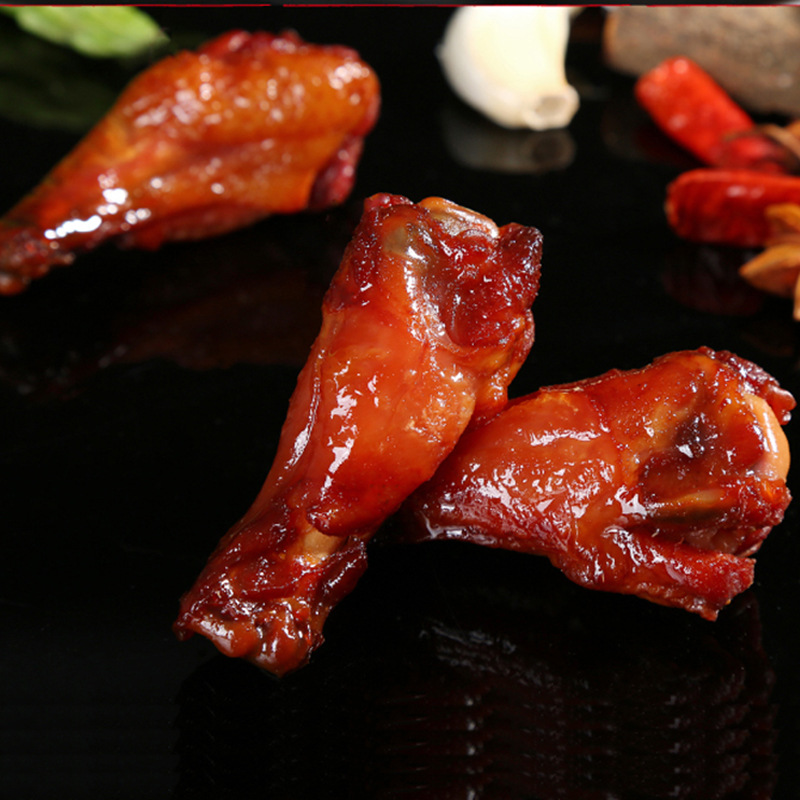 小鸡腿萨拉米啃德佬小鸡腿散称500g卤味批发萨拉咪烤鸡翅根