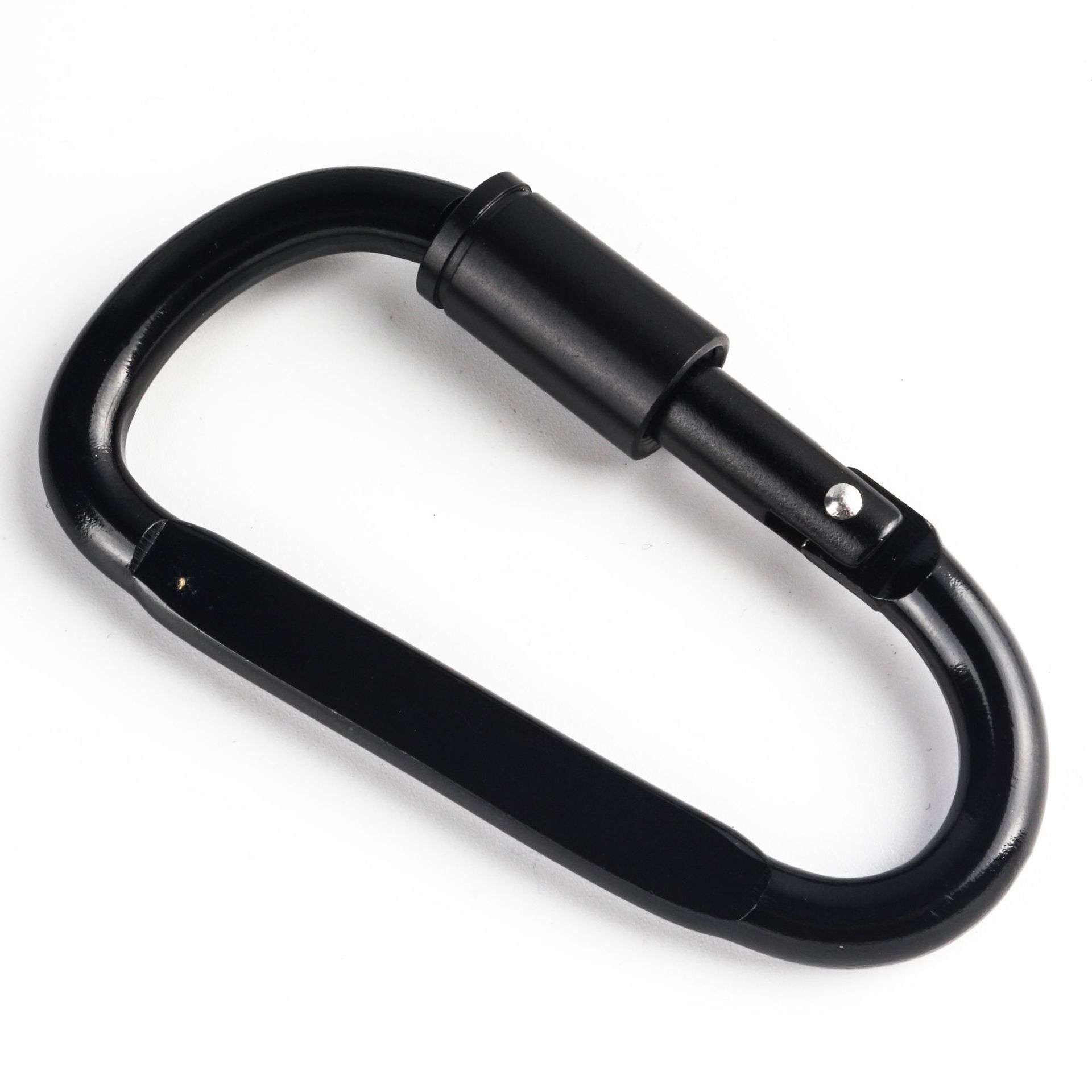 High Quality Aluminum Alloy Climbing Button Carabiner D-Shaped Hanger Bold Hanging Buckle D-Shaped Climbing Button Carabiner Multi-Functional Hanger