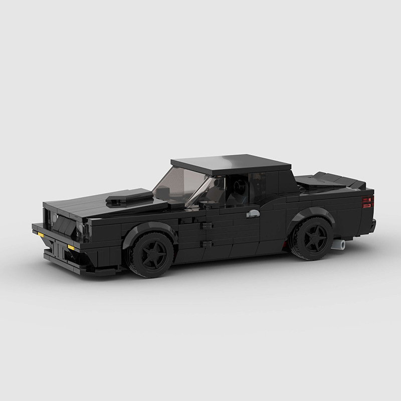 兼容乐高小颗粒豪华跑车赛车moc益智儿童积木玩具grand national