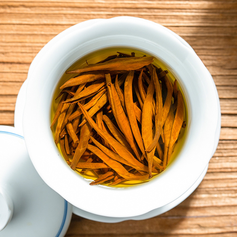 批发凤庆头春古树滇红特级红茶云南大金针金芽蜜香500g浓香型茶叶