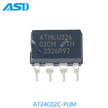 AT24C02C-PUM   MICROCHIP  DIP8     EEPROM 存储器 IC 2Kb I2C