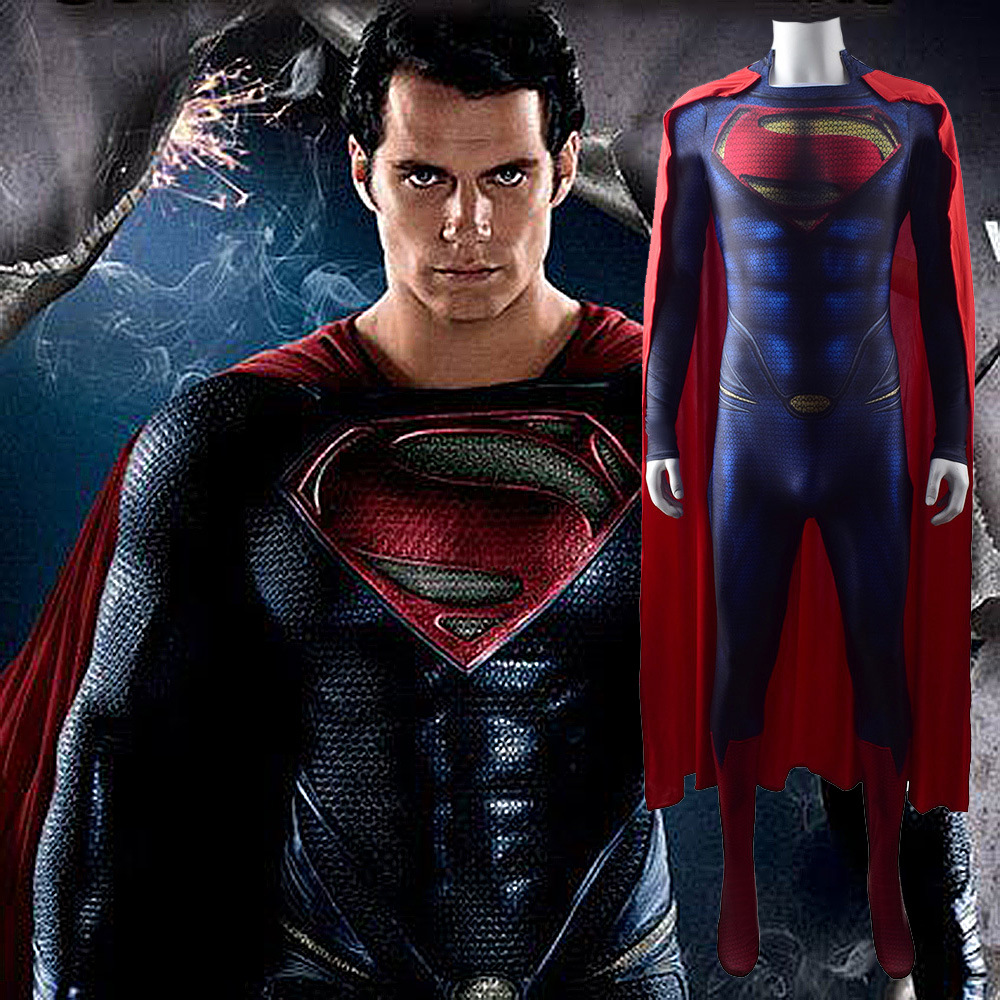 2022万圣节服装 超人钢铁之躯 man of steel superman-阿里巴巴