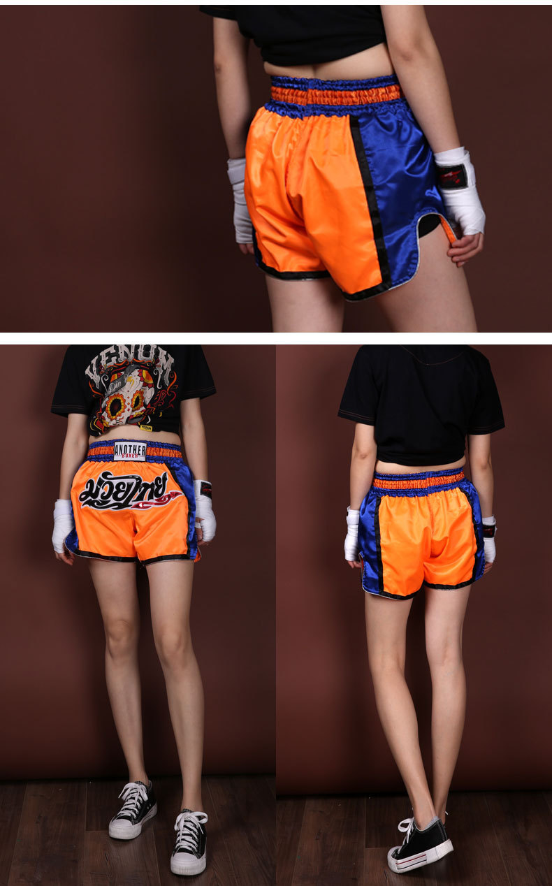 厂家直销泰拳短裤子搏击武术散打运动训练健身格斗男女均可