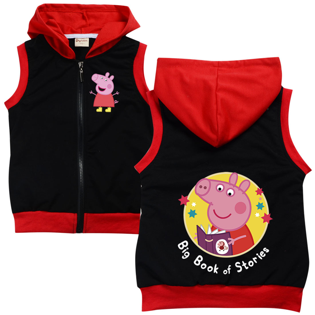 佩奇小猪卡通童装 女童小中童装服饰一件代发 8624