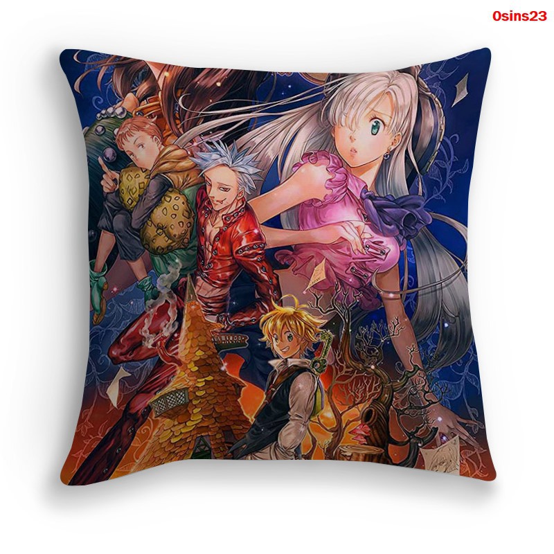 seven deadly sins七大罪 全彩3d数码印花枕套抱枕枕头可定制