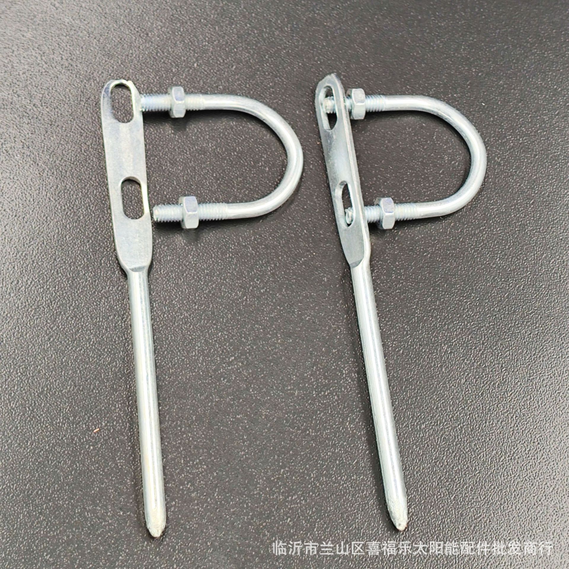 铁钉卡 管卡 固定铁管卡子 玛钢铁管卡 u型卡