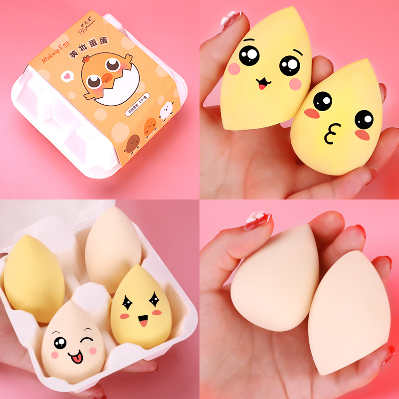 4个装伊芝莲美妆蛋超软不吃粉海绵蛋粉扑化妆蛋鸡蛋仔底妆