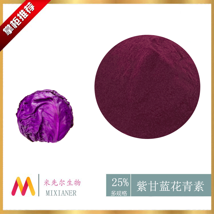 紫甘蓝花青素25紫甘蓝提取物紫甘蓝粉现货厂家直供