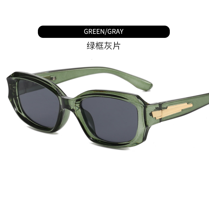 New Fashion Glasses Retro Women's Transparent Color Sunglasses Small Frame Sun Shade UV Protection Sunglasses