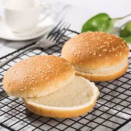 【新鲜发货】汉堡包面包胚华莱士汉堡胚家庭营养早餐切片面包批发