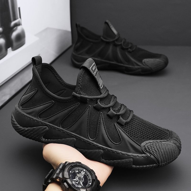 Men's Shoes 2023 Spring New Men's Sneaker Popular Flying Woven Breathable Running Shoes Casual Men's Shoes