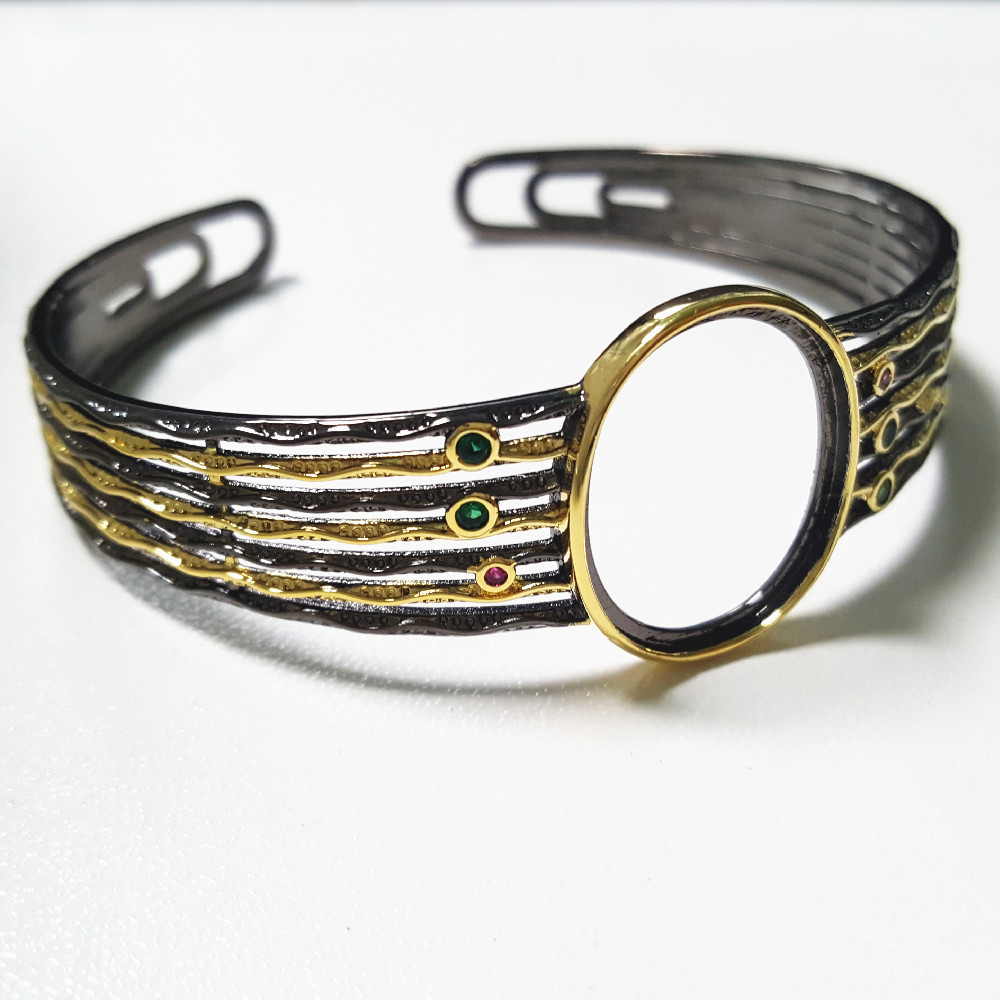 复古泰银cody sanderson手镯重工个性五角星手环欧美潮流银饰男女