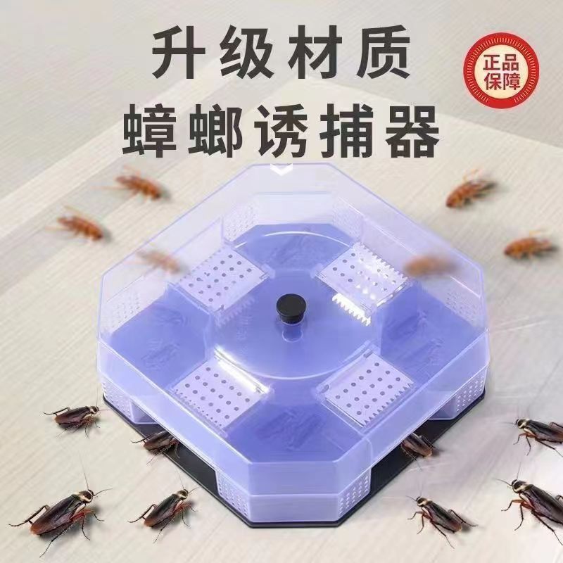 蟑螂捕捉诱捕器灭驱除抓物理灭蟑螂盒摆地摊家用除蟑螂屋家用批发