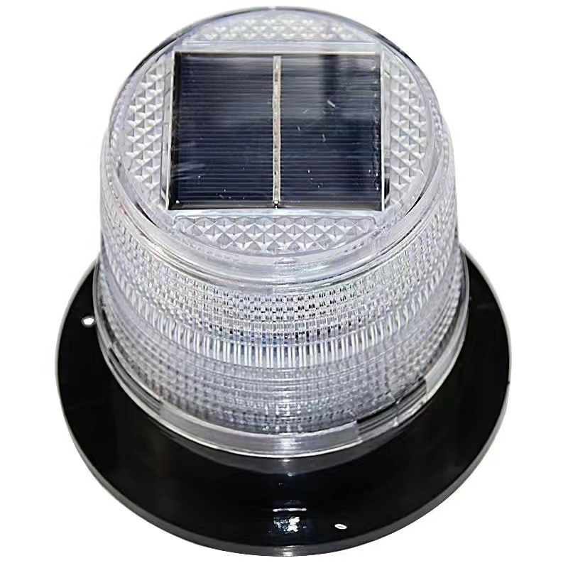 Led Solar Warning Light Magnetic Suction Car Roof Flashing Light Night Traffic Barrier Light Strobe Signal Light