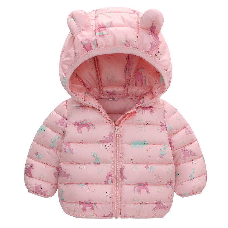 Unisex Children Cotton Coat off-Season Children's Cotton Clothes Winter Baby Cotton Coat 2023 Fashionable Thickened Baby Quilt Coat Children's Clothing