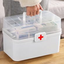 药箱家用大容量医药箱家庭装多层多功能小急救箱药品收纳盒