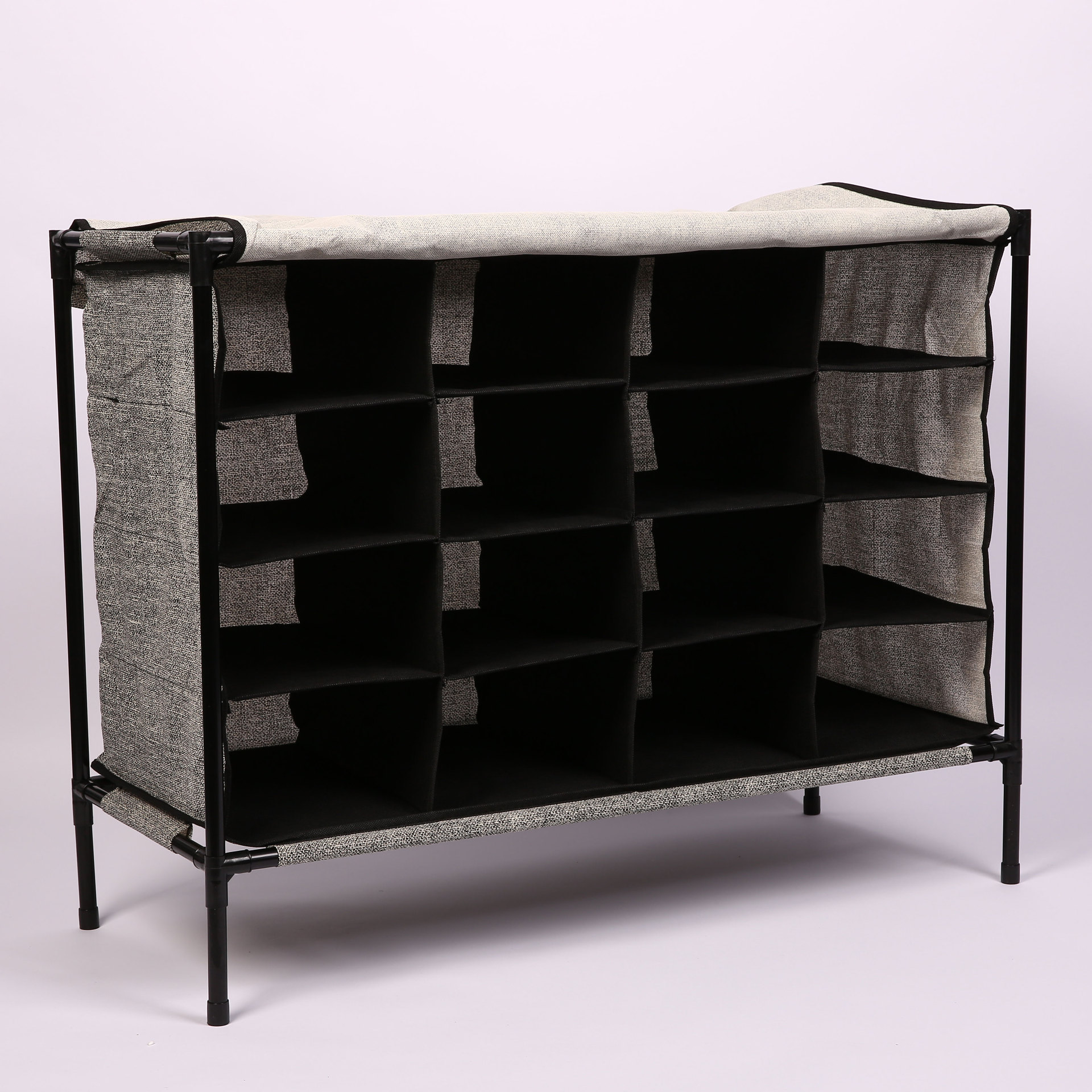 简易衣服储物收纳柜子家用铁架衣物收纳衣柜多层拆卸大容量置物柜